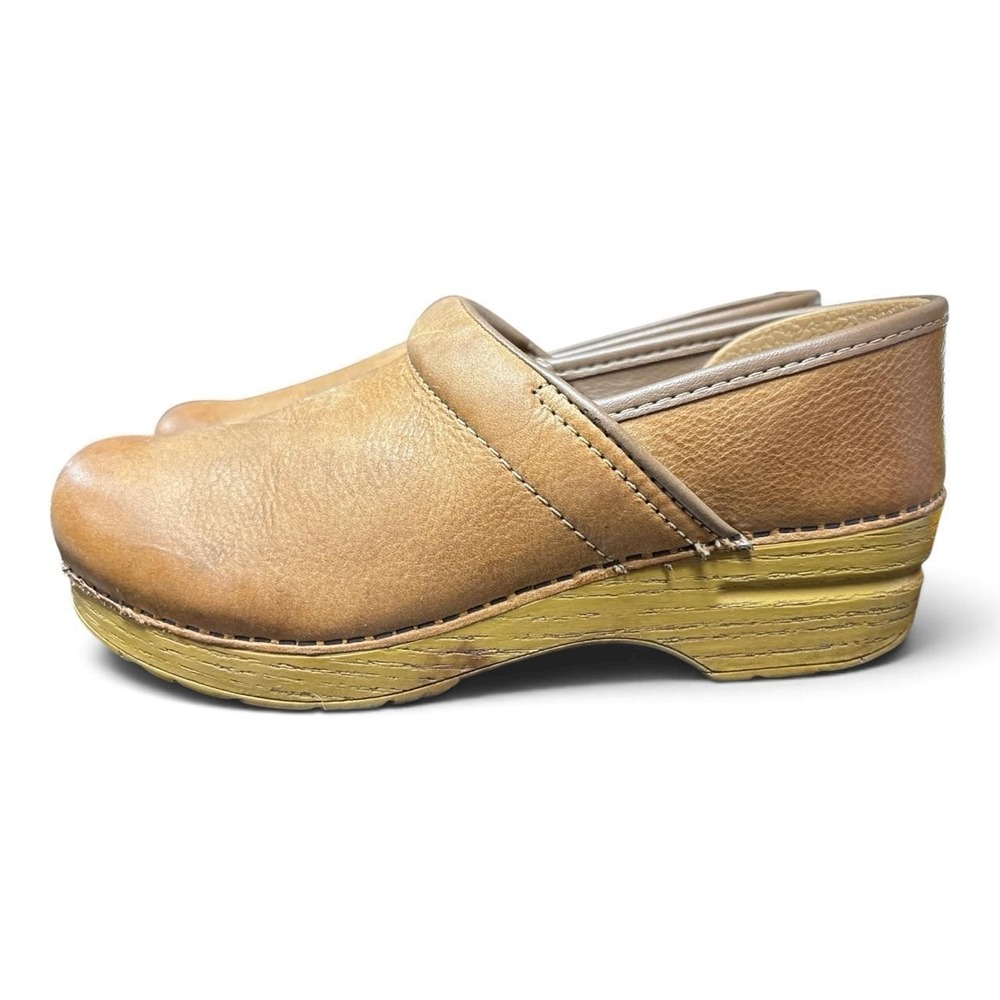 Dansko Professional Honey Distressed Clogs, Women's Size 7.5-8/EU 38